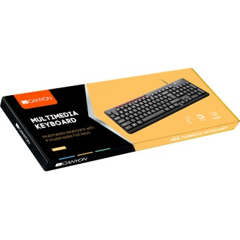 Standard USB 2.0 keyboard, with 9 multimedia hot keys - Metoo (3)