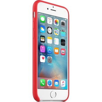 Защитный кожаный чехол (PRODUCT)RED для iPhone 6/<wbr>6S, Красный - Metoo (1)