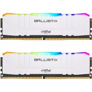 Crucial Ballistix 2x8GB (16GB Kit) DDR4 3600MT/s CL16 Unbuffered DIMM 288pin White RGB 649528824806