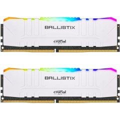 Crucial Ballistix 2x8GB (16GB Kit) DDR4 3600MT/<wbr>s CL16 Unbuffered DIMM 288pin White RGB 649528824806