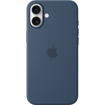 iPhone 16 Plus Silicone Case with MagSafe - Denim,Model A3314 - Metoo (2)