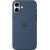 iPhone 16 Plus Silicone Case with MagSafe - Denim,Model A3314 - Metoo (2)