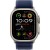 Apple Watch Ultra 2 2024 GPS + Cellular 49mm Natural Titanium Case with Blue Trail Loop - S/<wbr>M,Model A2986 - Metoo (2)