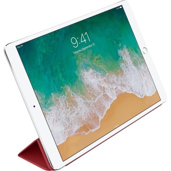 Leather Smart Cover for 10.5‑inch iPadPro - (PRODUCT)RED - Metoo (2)