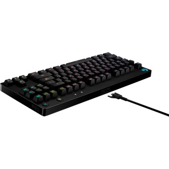 LOGITECH G PRO TKL Corded Mechanical Gaming Keyboard - BLACK - RUS - USB - CLICKY - Metoo (3)