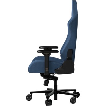 LORGAR Ace 422, Gaming chair, Anti-stain durable fabric, 1.8 mm metal frame, multiblock mechanism, 4D armrests, 5 Star aluminium base, Class-4 gas lift, 75mm PU casters, Blue - Metoo (5)