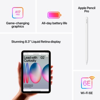 iPad mini Wi-Fi 128GB - Starlight,Model A2993 в Metoo.kz - Metoo (10)