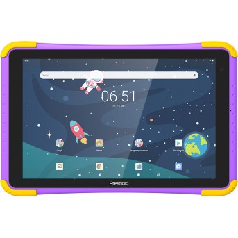 Prestigio SmartKids Max, 10.1"(800*1280) IPS display, Android 9.0 Pie (Go edition), up to 1.5GHz Quad Core RK3326 CPU, 1GB + 16GB, BT 4.0, WiFi 802.11 b/<wbr>g/n, 0.3MP front cam + 2.0MP rear cam, Micro USB, microSD card slot, 6000mAh battery - Metoo (1)