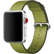 Ремешок для Apple Watch 42mm Dark Olive Из плетенного нейлона