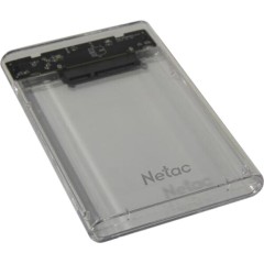 Netac WH11 External HDD/SSD Case, 2.5 SATA to USB3.0 with A to B cable..