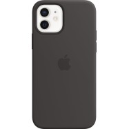 Apple iPhone 12 and 12 Pro Silicone Case with MagSafe - Black