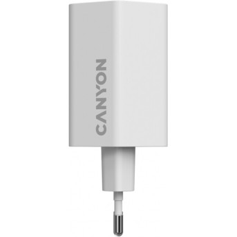CANYON charger HEXAGON 65 GaN 65W 2xPD 1xQC EU White в Metoo.kz - Metoo (2)