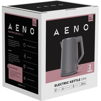 AENO Electric Kettle EK4: 1850-2200W, 1.5L, Strix, Double-walls, Non-heating body, Auto Power Off, Dry tank Protection - Metoo (6)