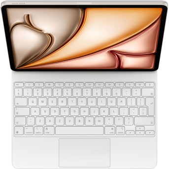 Magic Keyboard for iPadAir 13-inch (M3) - Russian - White,Model A3340 - Metoo (2)