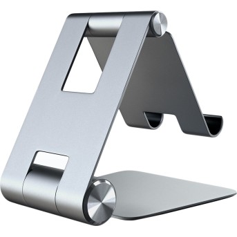 SATECHI R1 Aluminum Hinge Holder Foldable Stand (Space Gray) - Metoo (2)