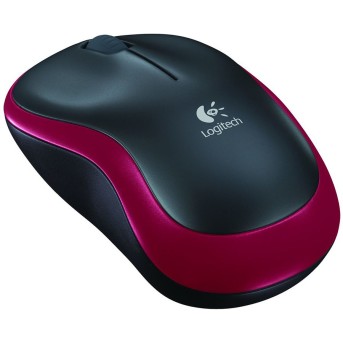 LOGITECH Wireless Mouse M185 - EER2 - RED - Metoo (1)