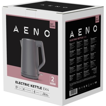 AENO Electric Kettle EK4: 1850-2200W, 1.5L, Strix, Double-walls, Non-heating body, Auto Power Off, Dry tank Protection - Metoo (5)