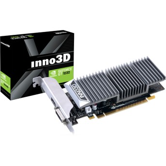 Inno3D Video Card GeForce GT 1030 GDDR5 2GB/<wbr>64bit, 1227MHz/<wbr>1468-boost, 6008 MHz , PCI-E 3.0 x16, HDMI, DVI-D, Passive, Retail - Metoo (1)