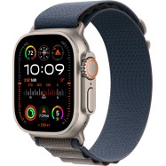 Apple Watch Ultra 2 GPS + Cellular, 49mm Titanium Case with Blue Alpine Loop - Small,Model A2986