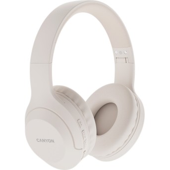 CANYON headset BTHS-3 Beige в Metoo.kz - Metoo (1)