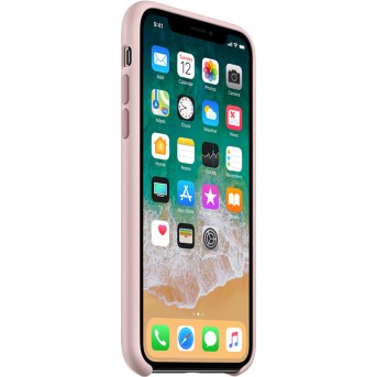 Чехол для смартфона Apple iPhone X Силиконовый Песочно-розовый - Metoo (2)