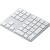SATECHI Aluminum Extended Keypad Silver - Metoo (1)