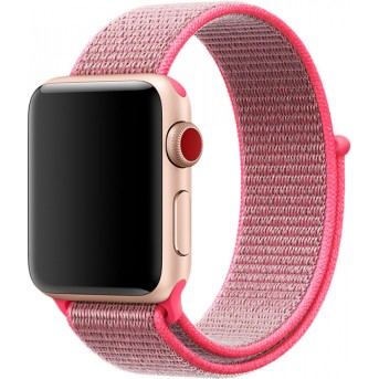 Ремешок для Apple Watch 38mm Hot Pink Sport Loop - Metoo (1)
