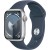 Apple Watch Series 9 GPS 41mm Silver Aluminium Case with Storm Blue Sport Band - M/<wbr>L,Model A2978 - Metoo (1)