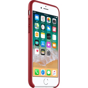 iPhone 8 / 7 Leather Case - (PRODUCT)RED - Metoo (2)