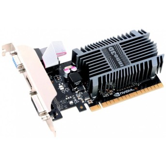 Видеоплата Inno3D Video Card GeForce GT710 2GB SDDR3 64-bit 954 1600 DVI+VGA+HDMI Heatsink. - Metoo (1)