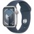 Apple Watch Series 9 GPS 41mm Silver Aluminium Case with Storm Blue Sport Band - M/<wbr>L,Model A2978 - Metoo (9)