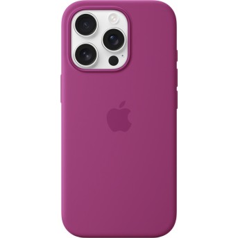iPhone 16 Pro Silicone Case with MagSafe - Fuchsia,Model A3315 - Metoo (1)