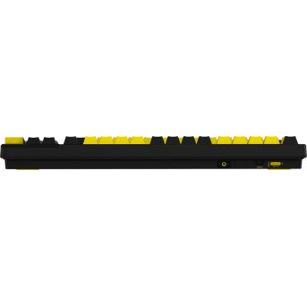 LORGAR KBP70TKLW, Wireless TKL Mechanical Gaming Keyboard Pro, Black/yellow, EN/RU layout в Metoo.kz - Metoo (6)