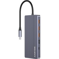 CANYON hub DS-16 13in1 4k USB-C Grey..