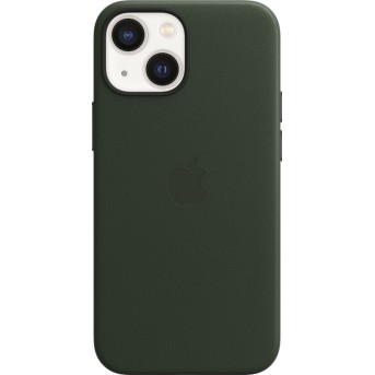 iPhone 13 mini Leather Case with MagSafe - Sequoia Green, Model A2701 - Metoo (1)