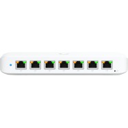 Ubiquiti USW-Ultra-210W-EU compact, Layer 2, 8-port GbE PoE switch with versatile mounting options..