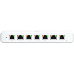 Ubiquiti USW-Ultra-210W-EU compact, Layer 2, 8-port GbE PoE switch with versatile mounting options..