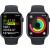 Apple Watch Series 9 GPS 45mm Midnight Aluminium Case with Midnight Sport Band - S/<wbr>M,Model A2980 - Metoo (8)