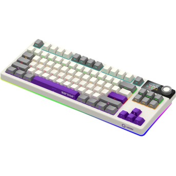 LORGAR KBP70TKLW, Wireless TKL Mechanical Gaming Keyboard Pro, Beige, EN/RU layout в Metoo.kz - Metoo (2)