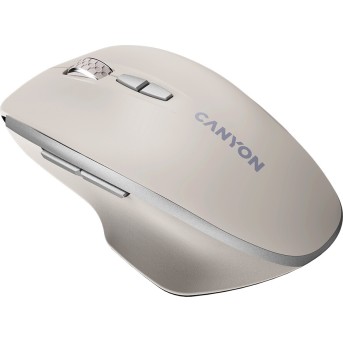 CANYON MW-21, 2.4 GHz Wireless mouse ,with 7 buttons, DPI 800/<wbr>1200/<wbr>1600, Battery: AAA*2pcs,Cosmic Latte,72*117*41mm, 0.075kg - Metoo (3)