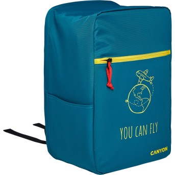 CANYON cabin size backpack for 15.6" laptop,polyester,dark green - Metoo (2)