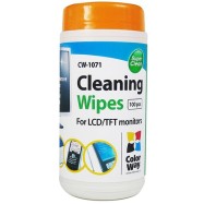 Cleaning wipes 100 pcs, for cleaning LCD/TFT screens