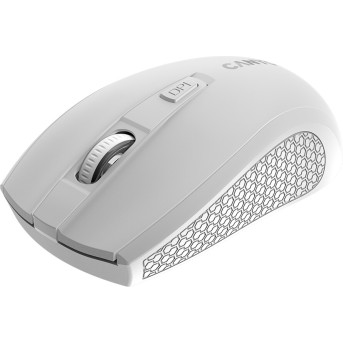 CANYON MW-7, 2.4Ghz wireless mouse, 6 buttons, DPI 800/1200/1600, with 1 AA battery ,size 110*60*37mm,58g,white в Metoo.kz - Metoo (2)