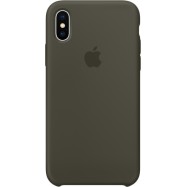 Чехол для смартфона Apple iPhone X Silicone Case - Dark Olive