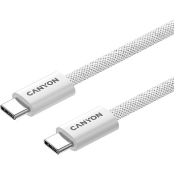 CANYON cable OnWire 60MG C-C 60W Magnet Braided 1m White - Metoo (3)