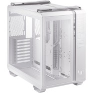 ASUS TUF Gaming GT502 ATX Gaming case White, Dual Chamber Chassis, Panoramic View, Tempered Glass front and side panel, Tool-Free side panels, Front Panel High-Speed USB Type-C