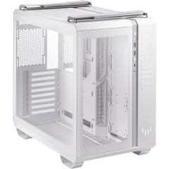 ASUS TUF Gaming GT502 ATX Gaming case White, Dual Chamber Chassis, Panoramic View, Tempered Glass ..