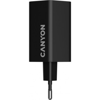 CANYON charger HEXAGON 65 GaN 65W 2xPD 1xQC EU Black в Metoo.kz - Metoo (3)