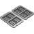 AENO Electric grill AEG0001/AEG0005 Waffle plate, Non-stick coating, size: 290*234mm, 2 pcs in set в Metoo.kz - Metoo (1)