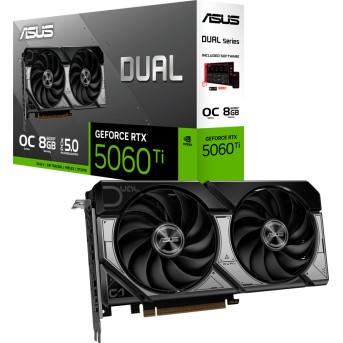 ASUS Video Card NVIDIA GeForce RTX 5060 Ti 8GB GDDR7 128-bit Digital Max Resolution 7680 x 4320 Yes x 1 (Native HDMI 2.1b)Yes x 3 (Native DisplayPort) 550W P/<wbr>N 90YV0MP2-M0NA0 - Metoo (1)